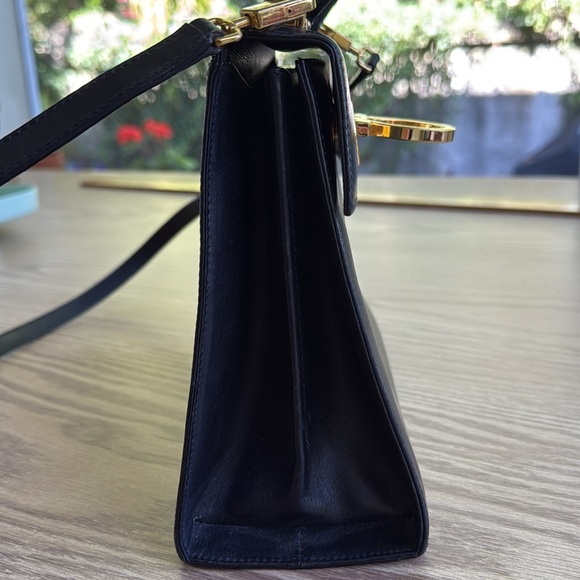 Salvatore Ferragamo Gancini leather 2-way Kelly shoulder bag - Picture 9 of 16